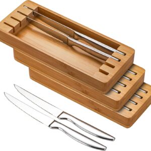Steak Knife Set of 12 with Block Holder