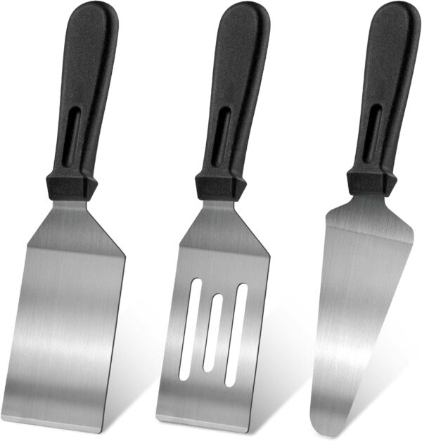 3 Pcs Stainless Steel Spatula Set